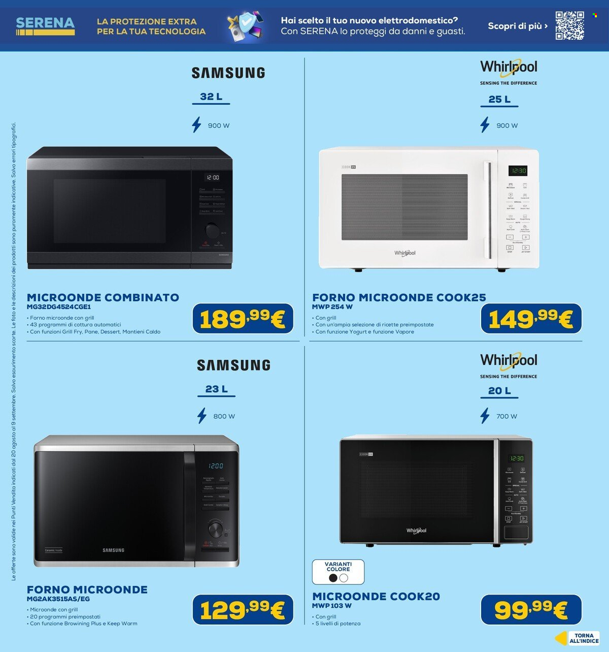 Volantino Euronics - 20/8/2026 - 9/9/2026. Pagina 49