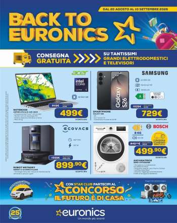 Volantino Euronics - 20/8/2026 - 10/9/2026.