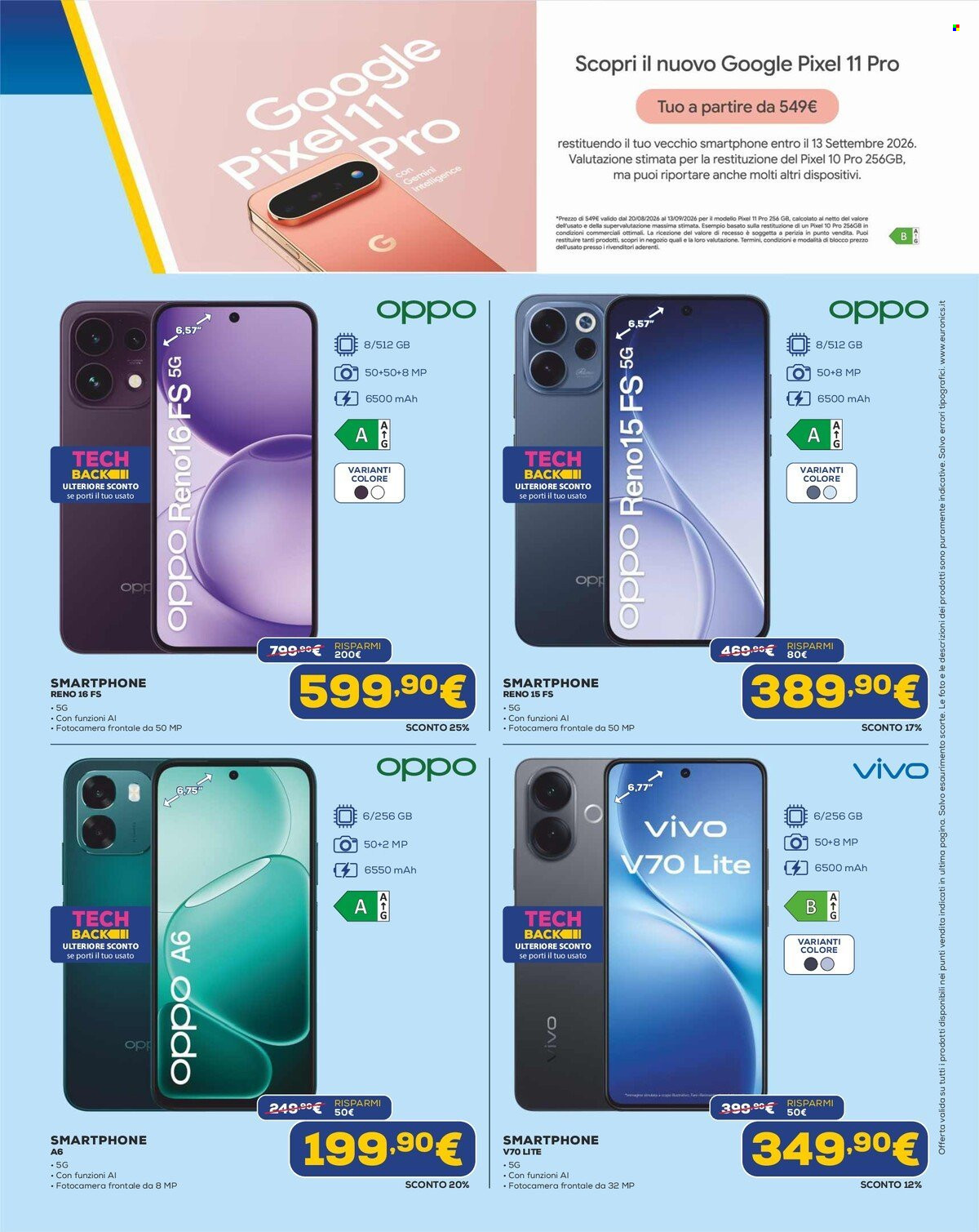 Volantino Euronics - 20/8/2026 - 10/9/2026. Pagina 13