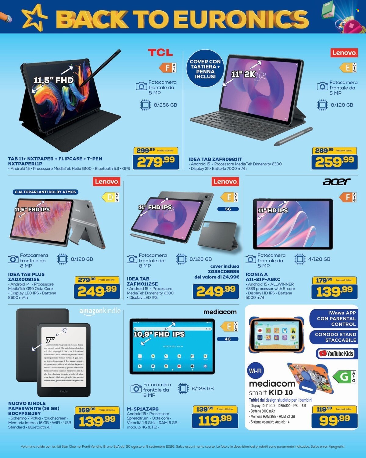Volantino Euronics - 20/8/2026 - 9/9/2026. Pagina 7