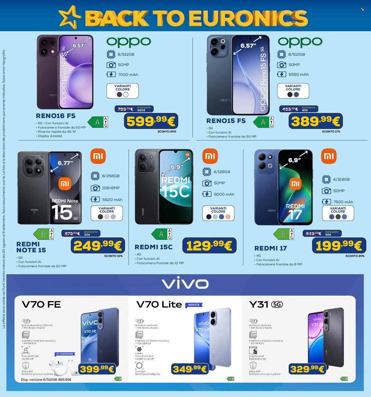Volantino Euronics - 20/8/2026 - 9/9/2026. Pagina 6