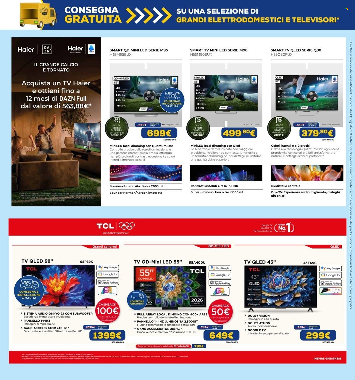 Volantino Euronics - 20/8/2026 - 9/9/2026. Pagina 26