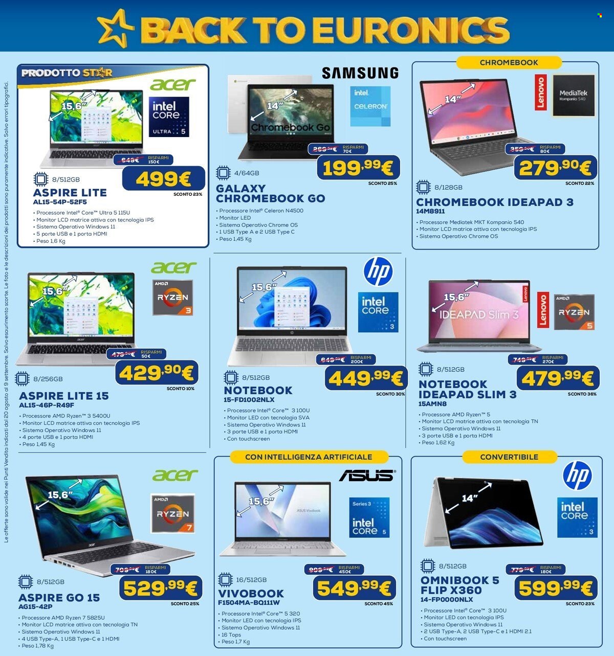 Volantino Euronics - 20/8/2026 - 9/9/2026. Pagina 31