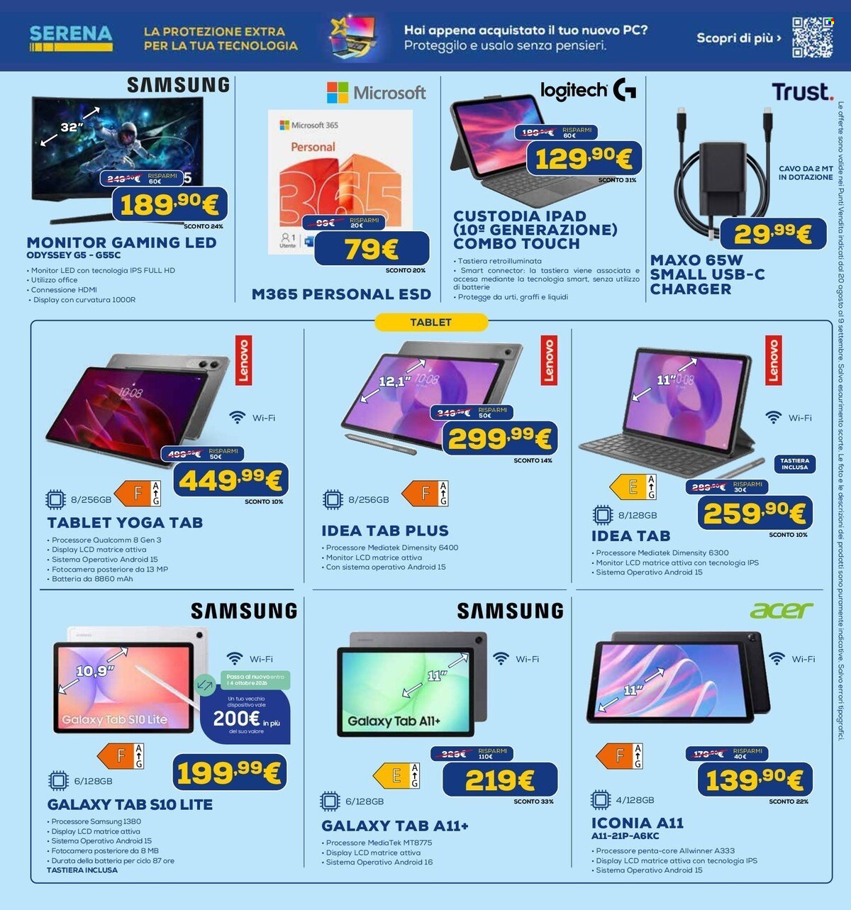 Volantino Euronics - 20/8/2026 - 9/9/2026. Pagina 34
