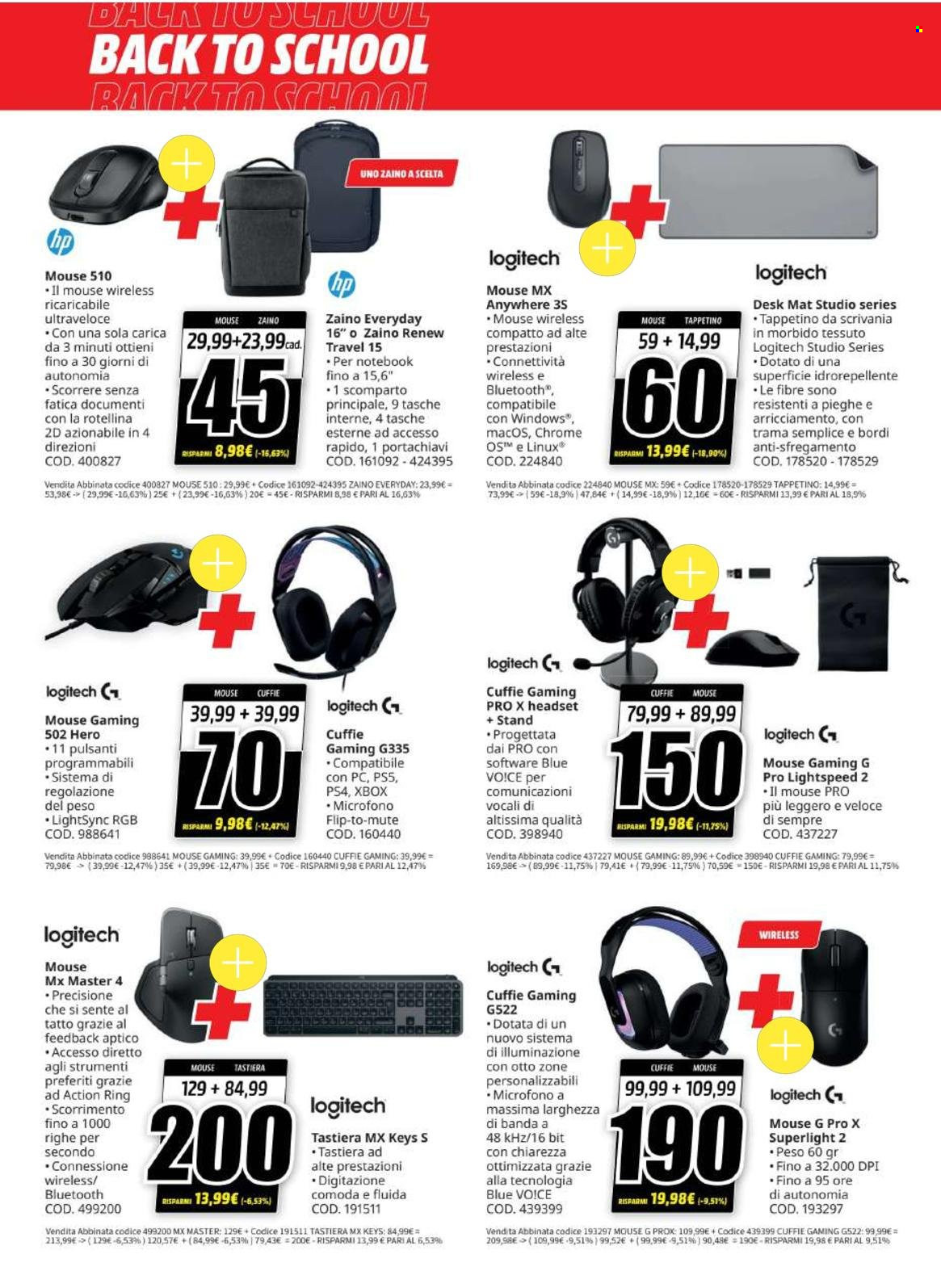 Volantino MediaWorld - 20/8/2026 - 31/8/2026. Pagina 15