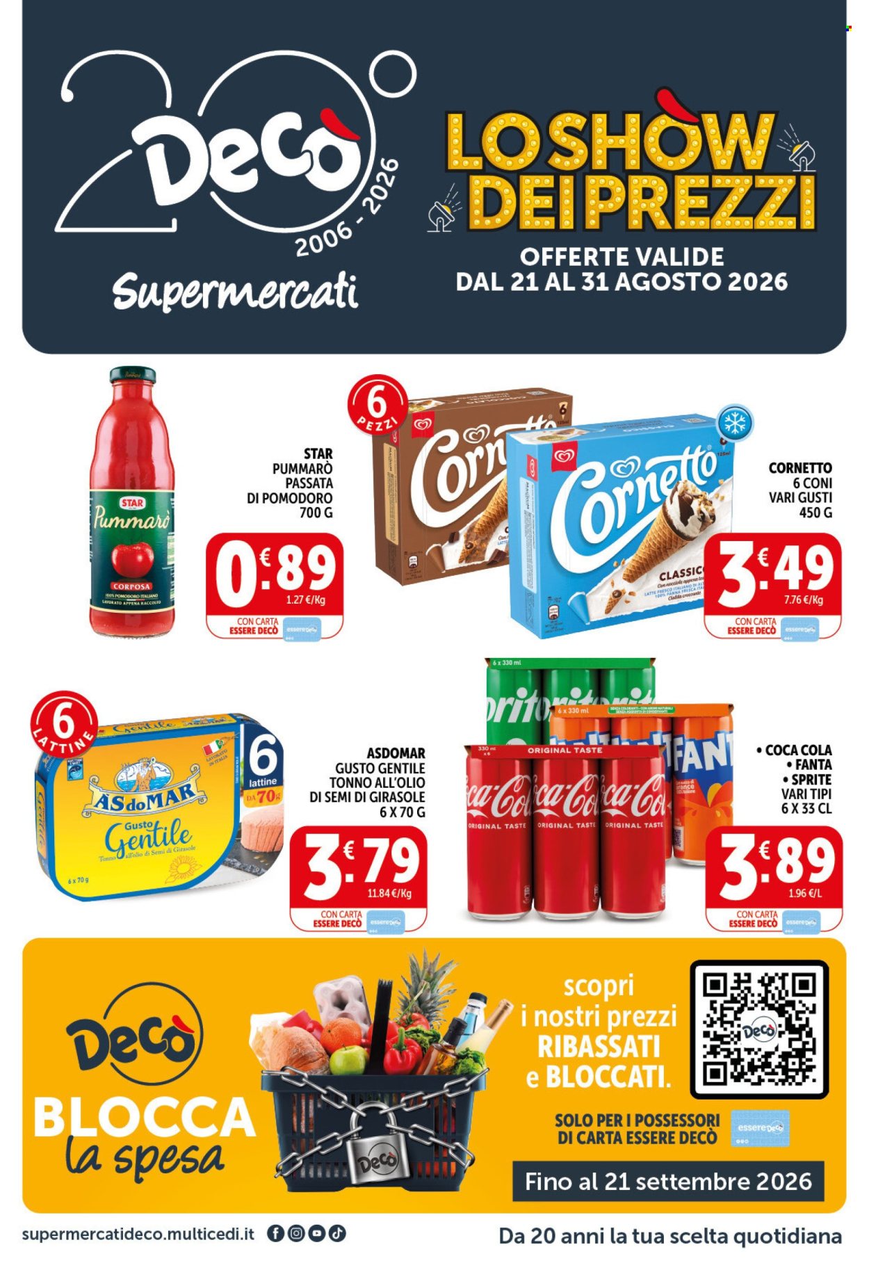Volantino Deco - 21/8/2026 - 31/8/2026. Pagina 1