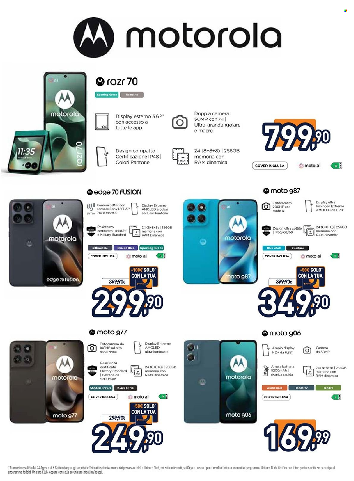 Volantino Unieuro - 24/8/2026 - 6/9/2026. Pagina 14