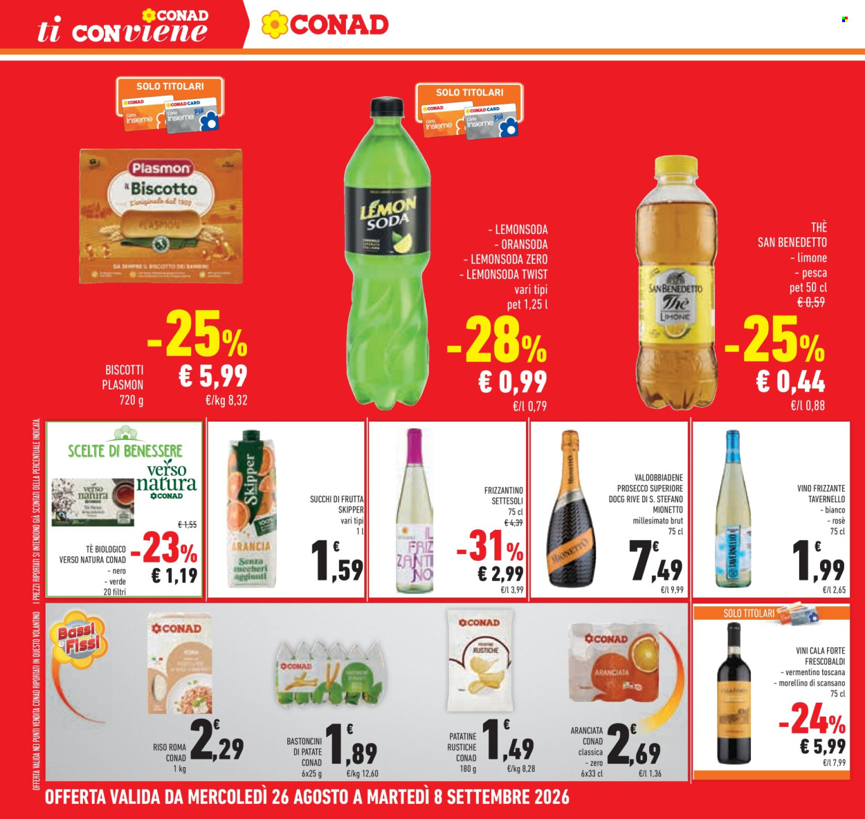 Volantino Conad - 26/8/2026 - 8/9/2026. Pagina 32