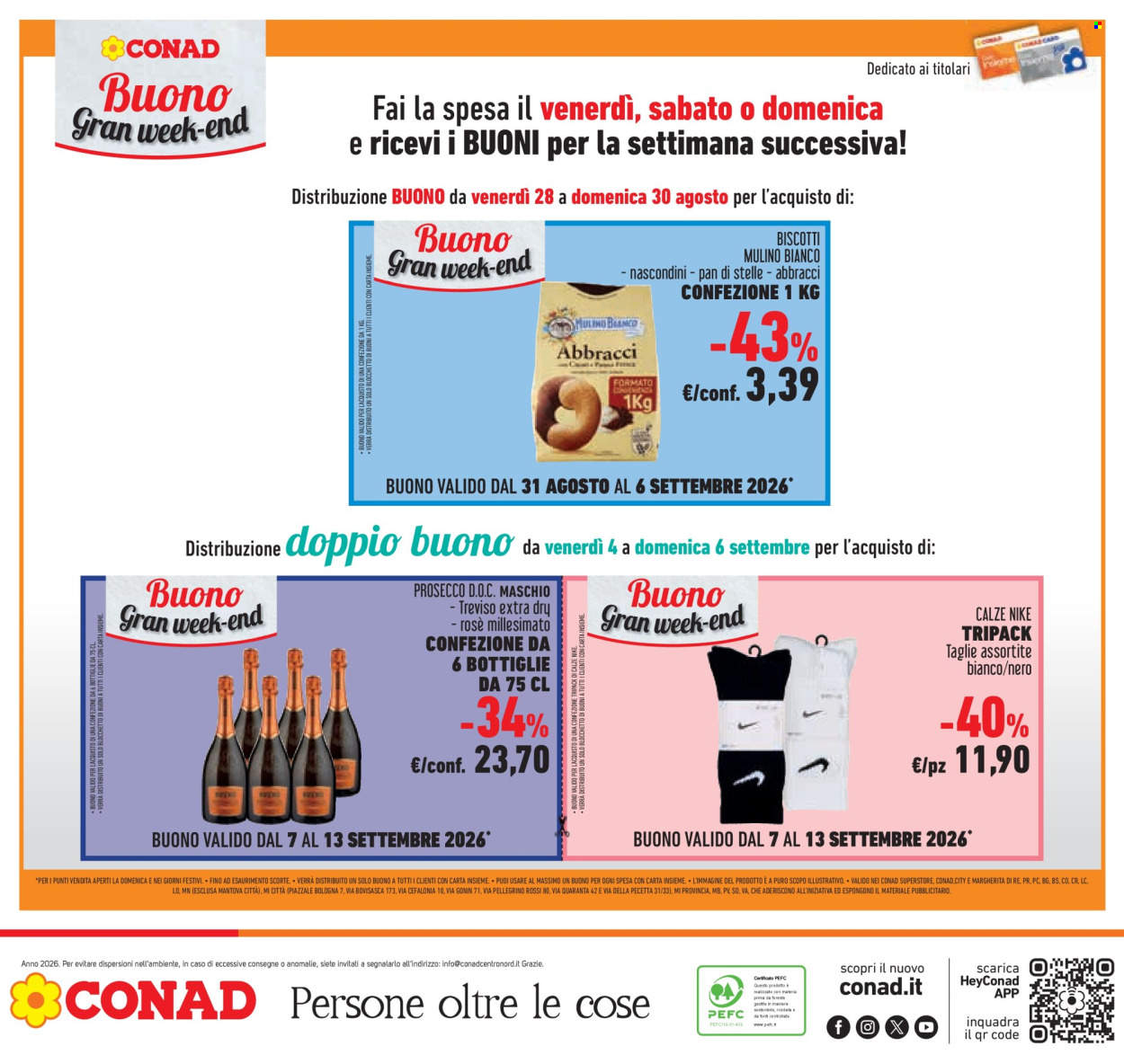 Volantino Conad - 26/8/2026 - 8/9/2026. Pagina 40