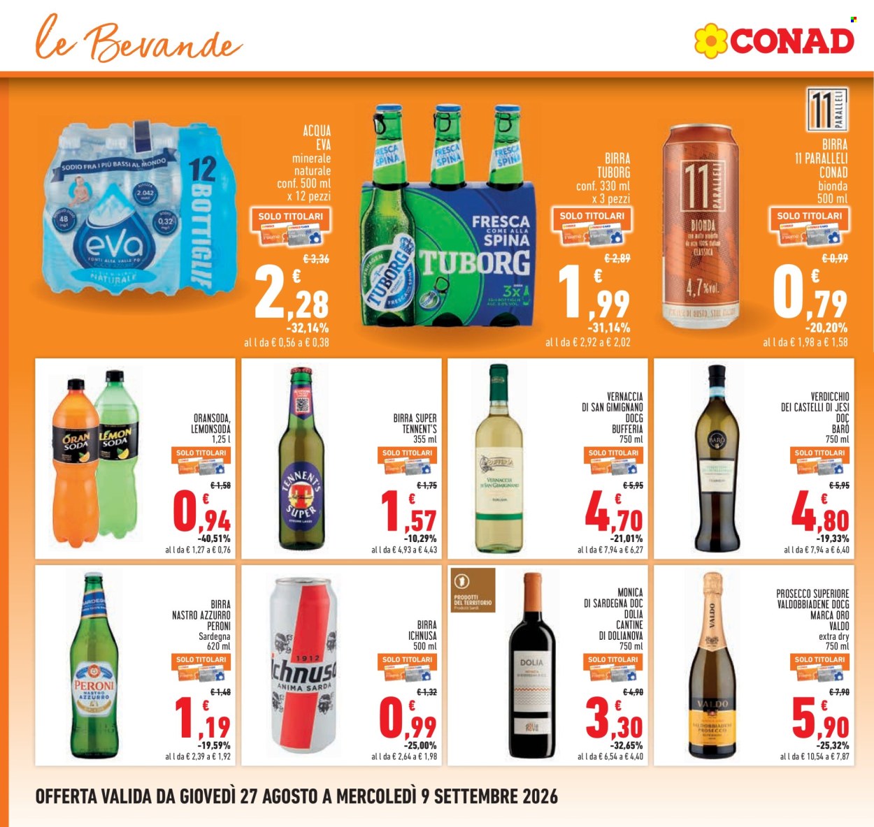 Volantino Conad - 27/8/2026 - 9/9/2026. Pagina 22