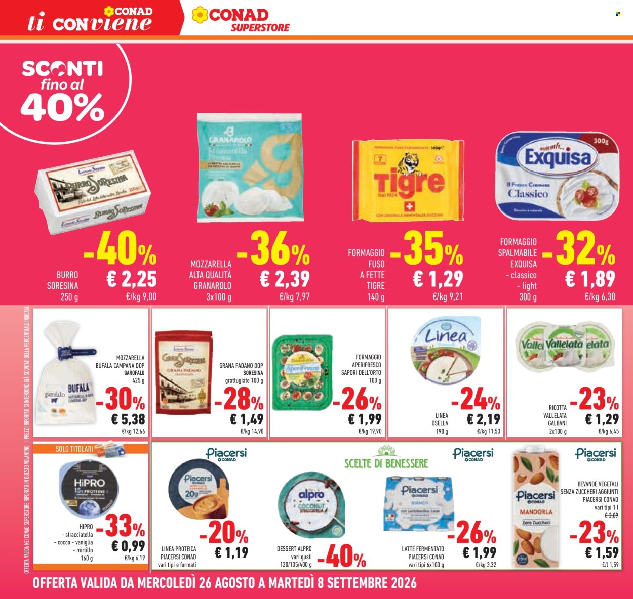 Volantino Conad Superstore - 26/8/2026 - 8/9/2026. Pagina 16