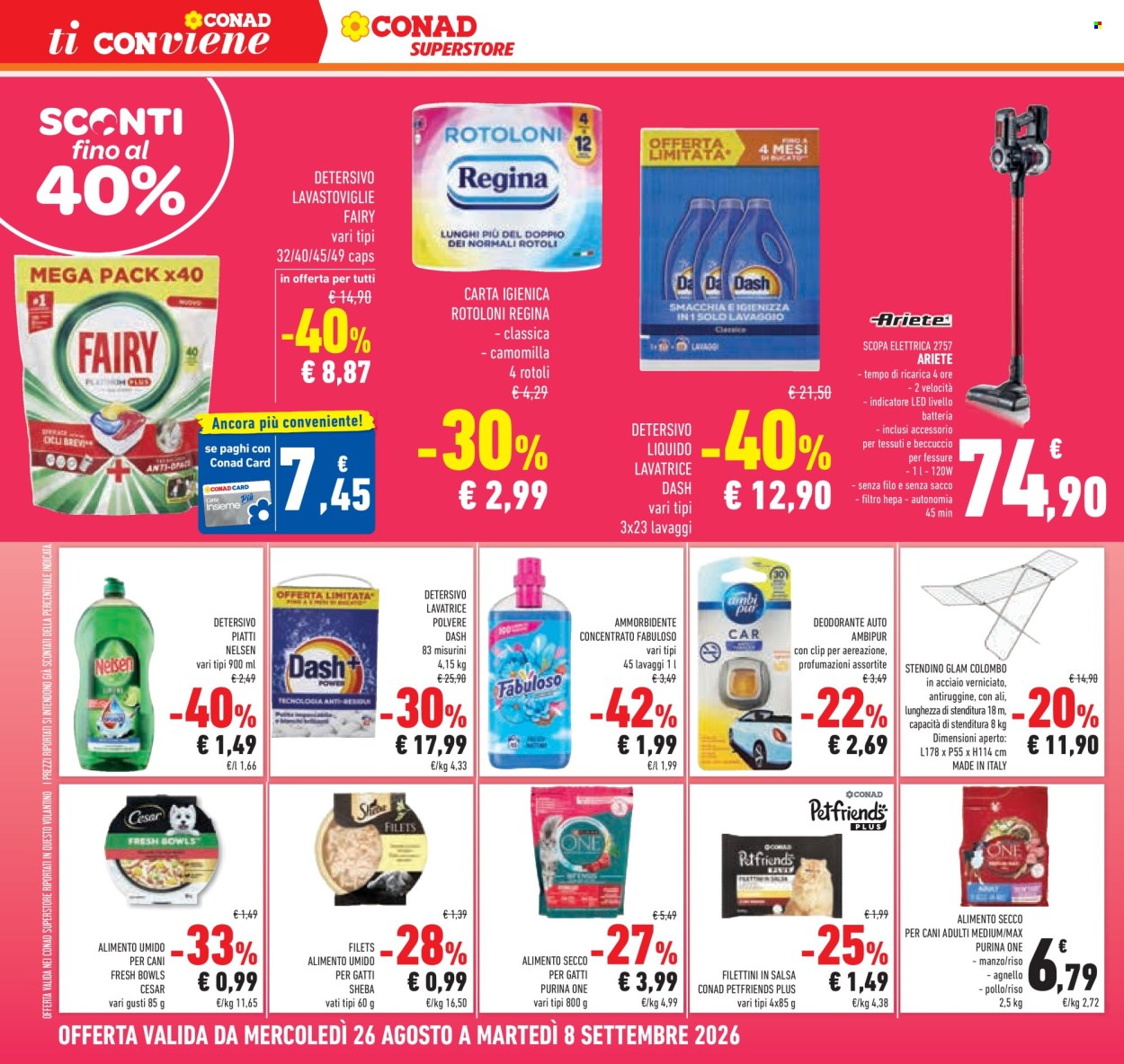 Volantino Conad Superstore - 26/8/2026 - 8/9/2026. Pagina 26