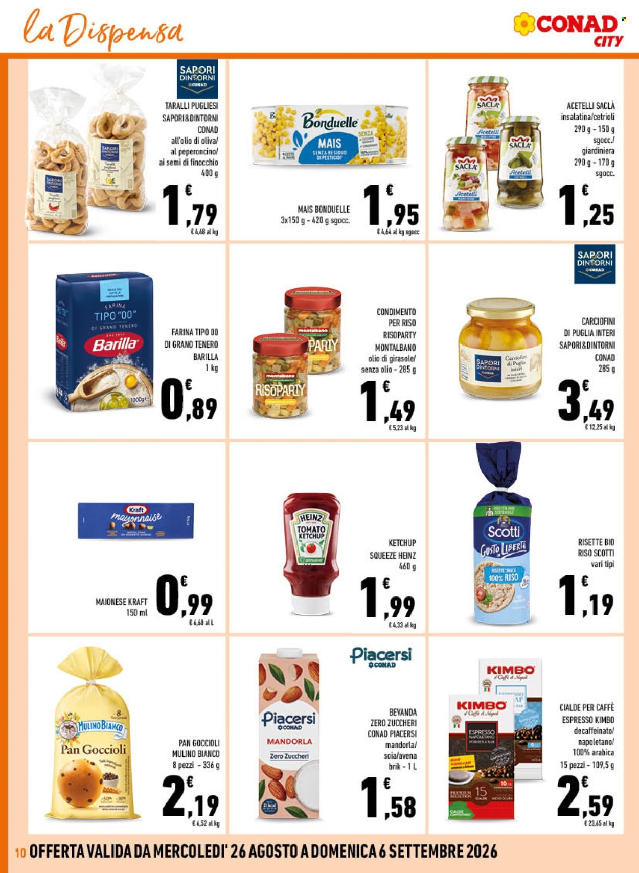 Volantino Conad - 26/8/2026 - 6/9/2026. Pagina 10