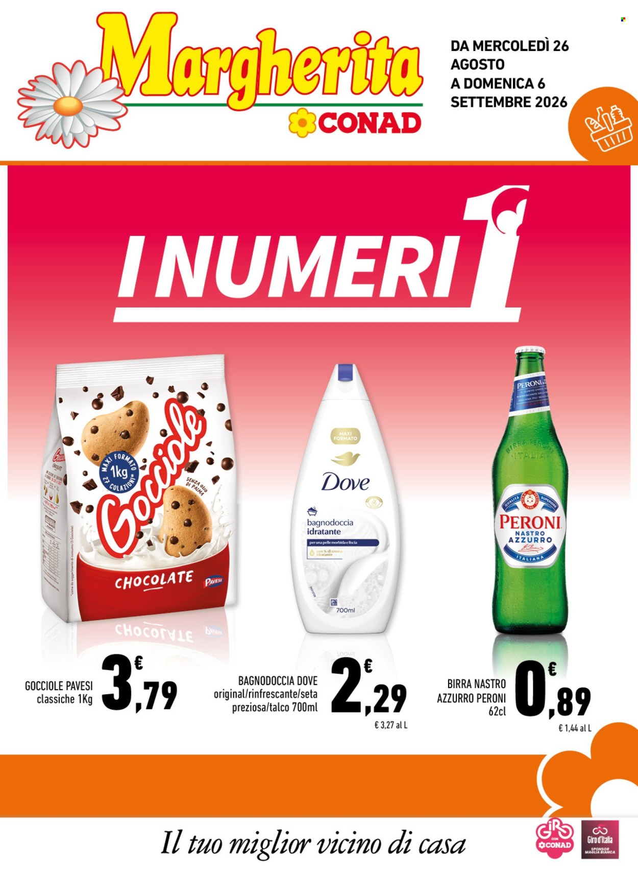 Volantino Margherita Conad - 26/8/2026 - 6/9/2026. Pagina 1