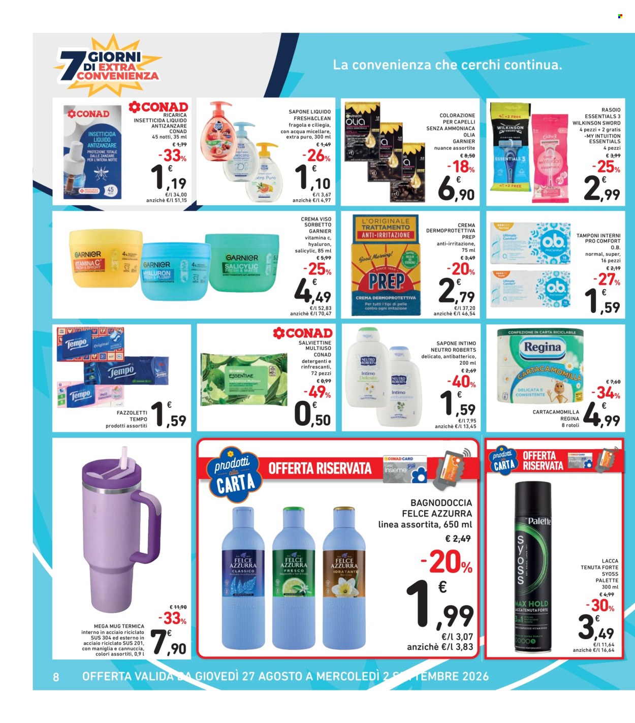 Volantino Spazio Conad - 27/8/2026 - 2/9/2026. Pagina 8
