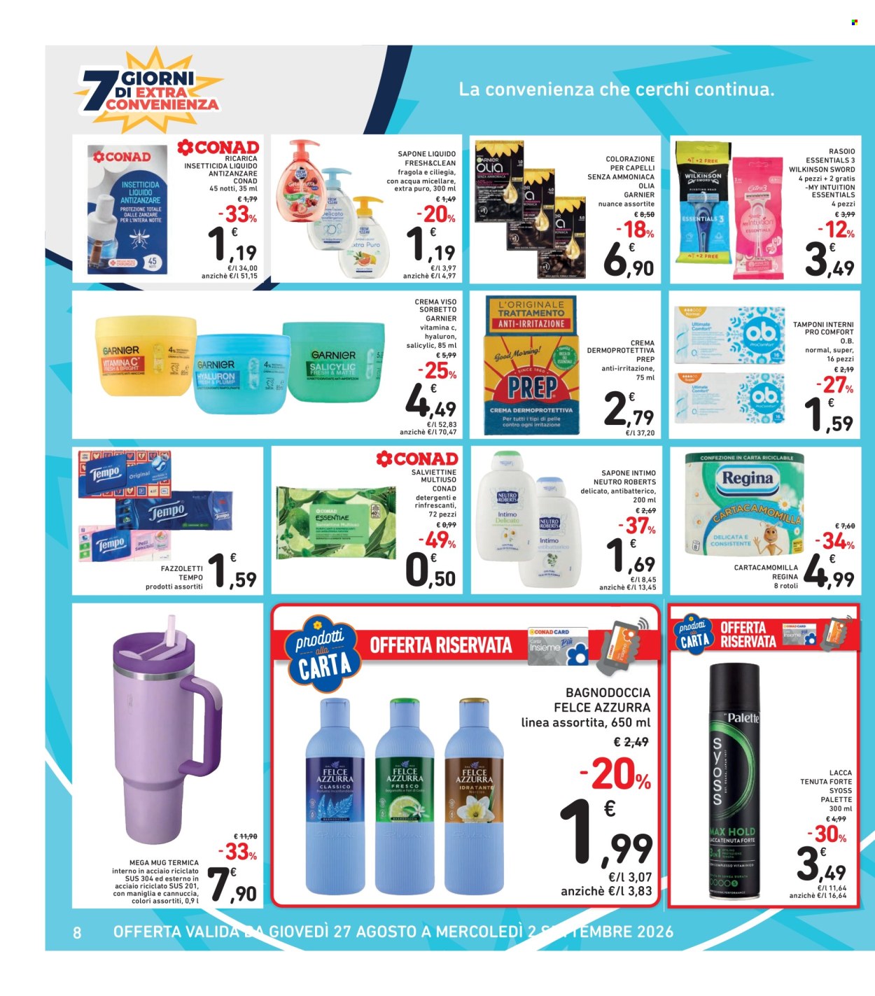 Volantino Spazio Conad - 27/8/2026 - 2/9/2026. Pagina 8