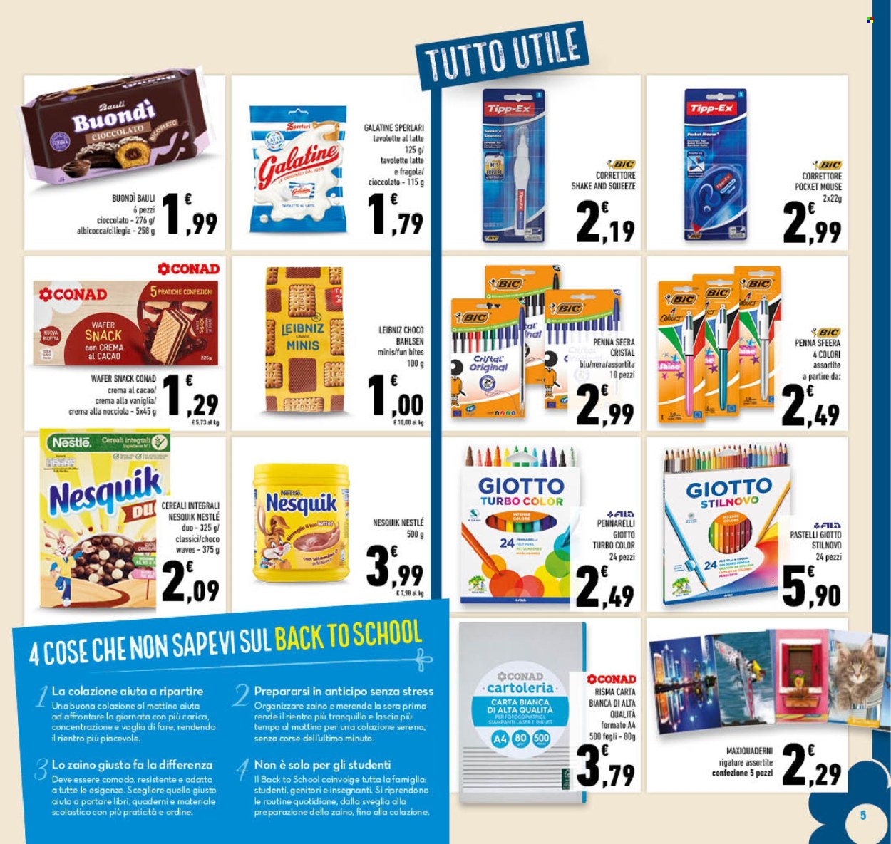 Volantino Conad - 26/8/2026 - 6/9/2026. Pagina 5