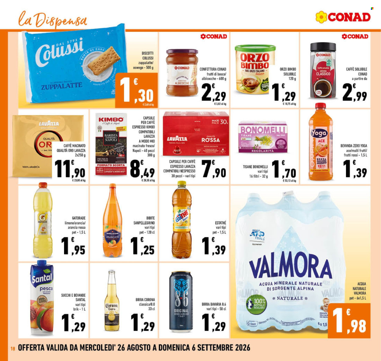 Volantino Conad - 26/8/2026 - 6/9/2026. Pagina 18