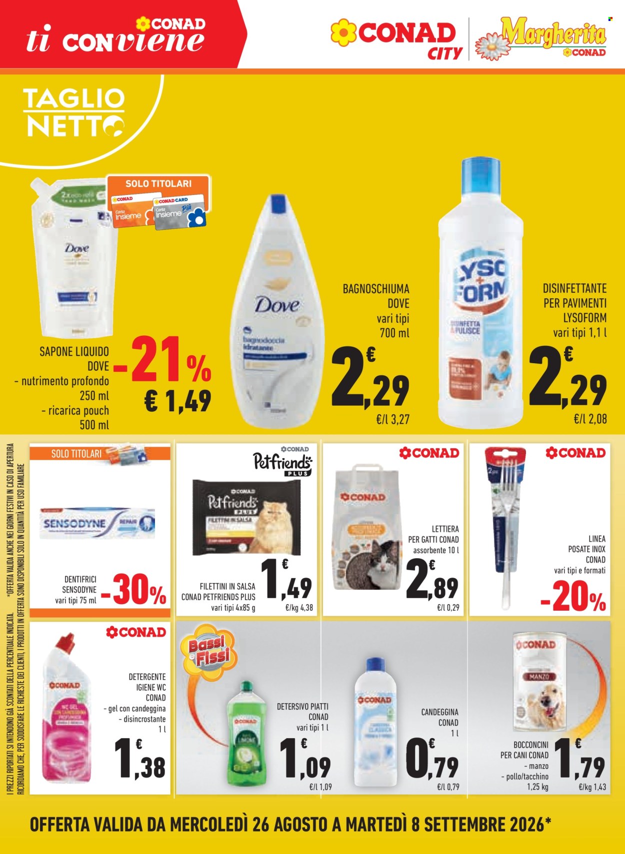 Volantino Margherita Conad - 26/8/2026 - 8/9/2026. Pagina 10