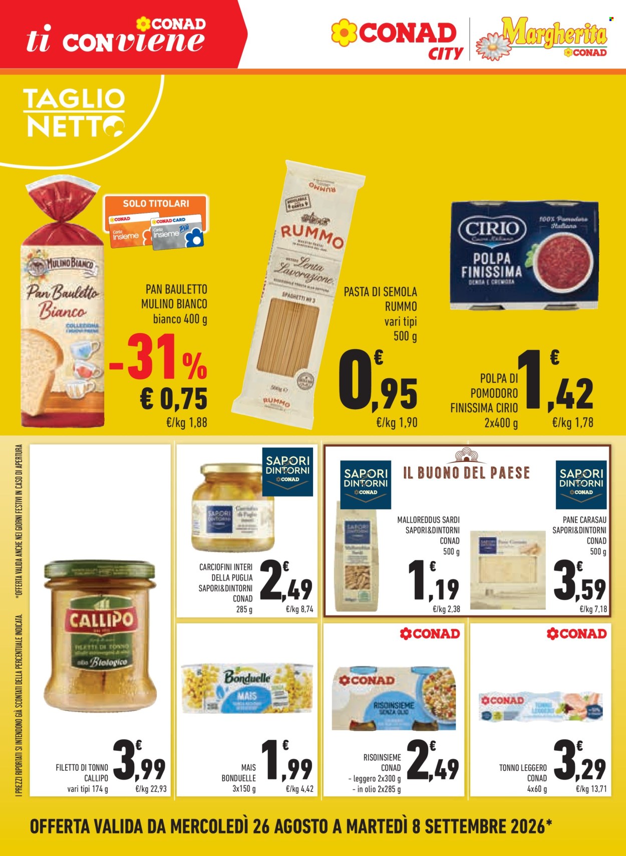 Volantino Conad City - 26/8/2026 - 8/9/2026. Pagina 6