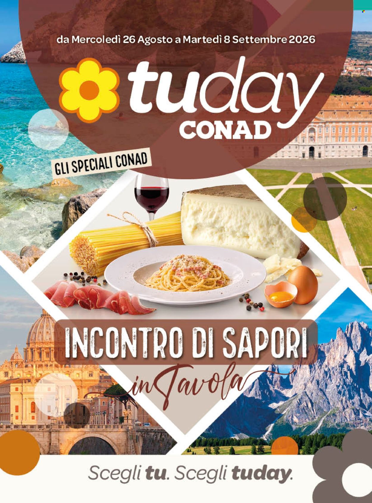 Volantino TuDay Conad - 26/8/2026 - 8/9/2026. Pagina 1
