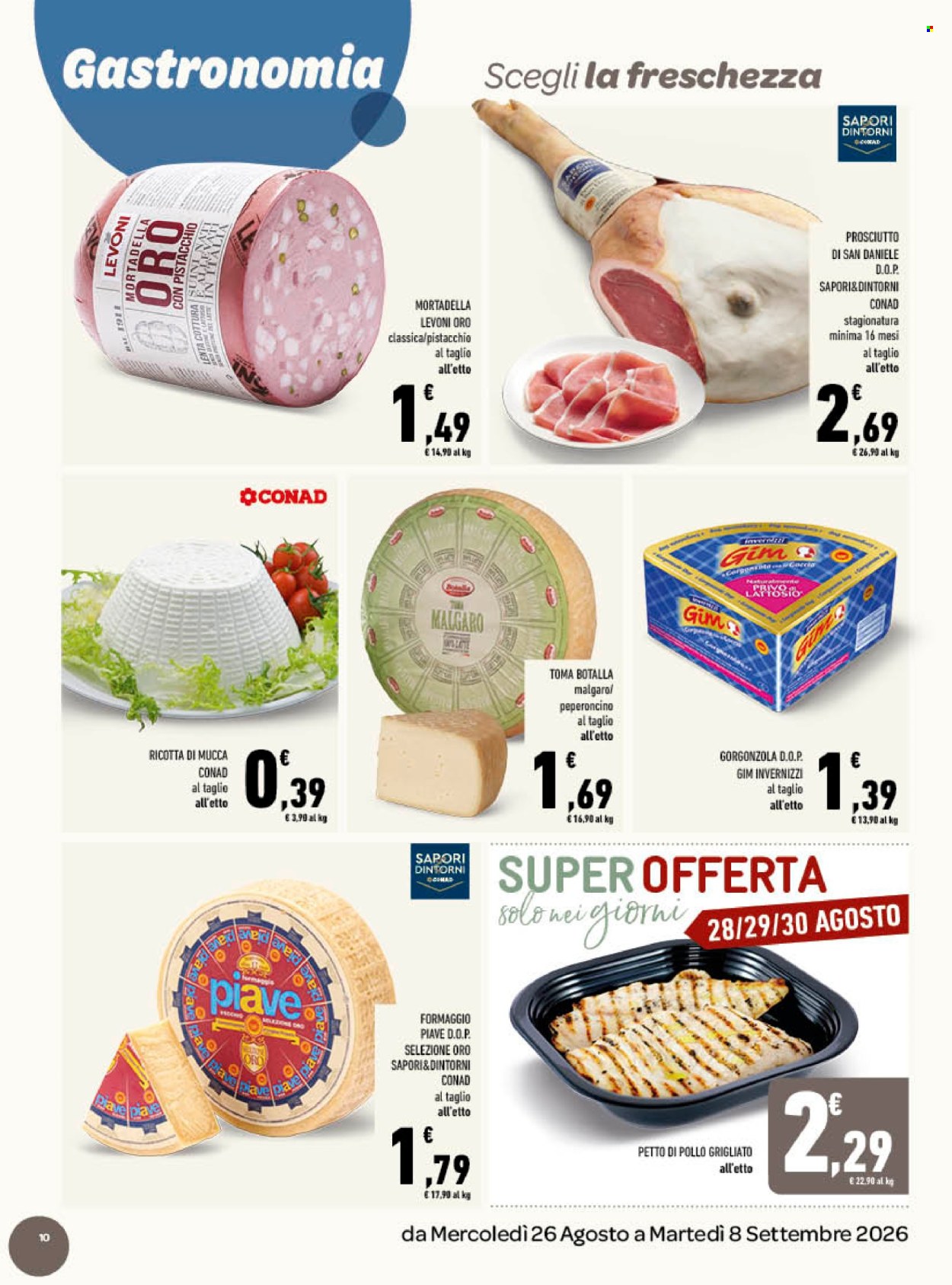 Volantino TuDay Conad - 26/8/2026 - 8/9/2026. Pagina 10