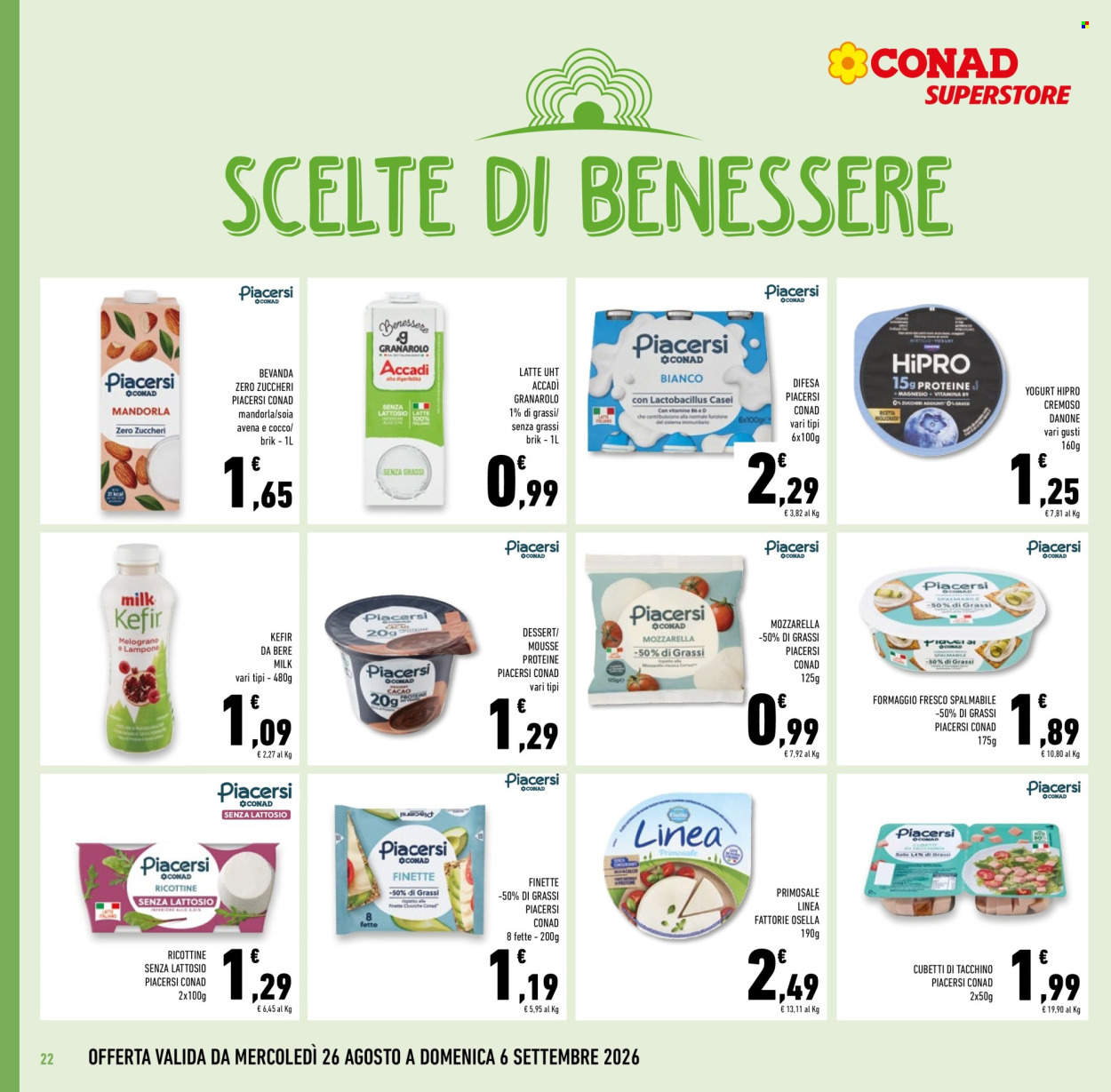 Volantino Conad Superstore - 26/8/2026 - 8/9/2026. Pagina 22