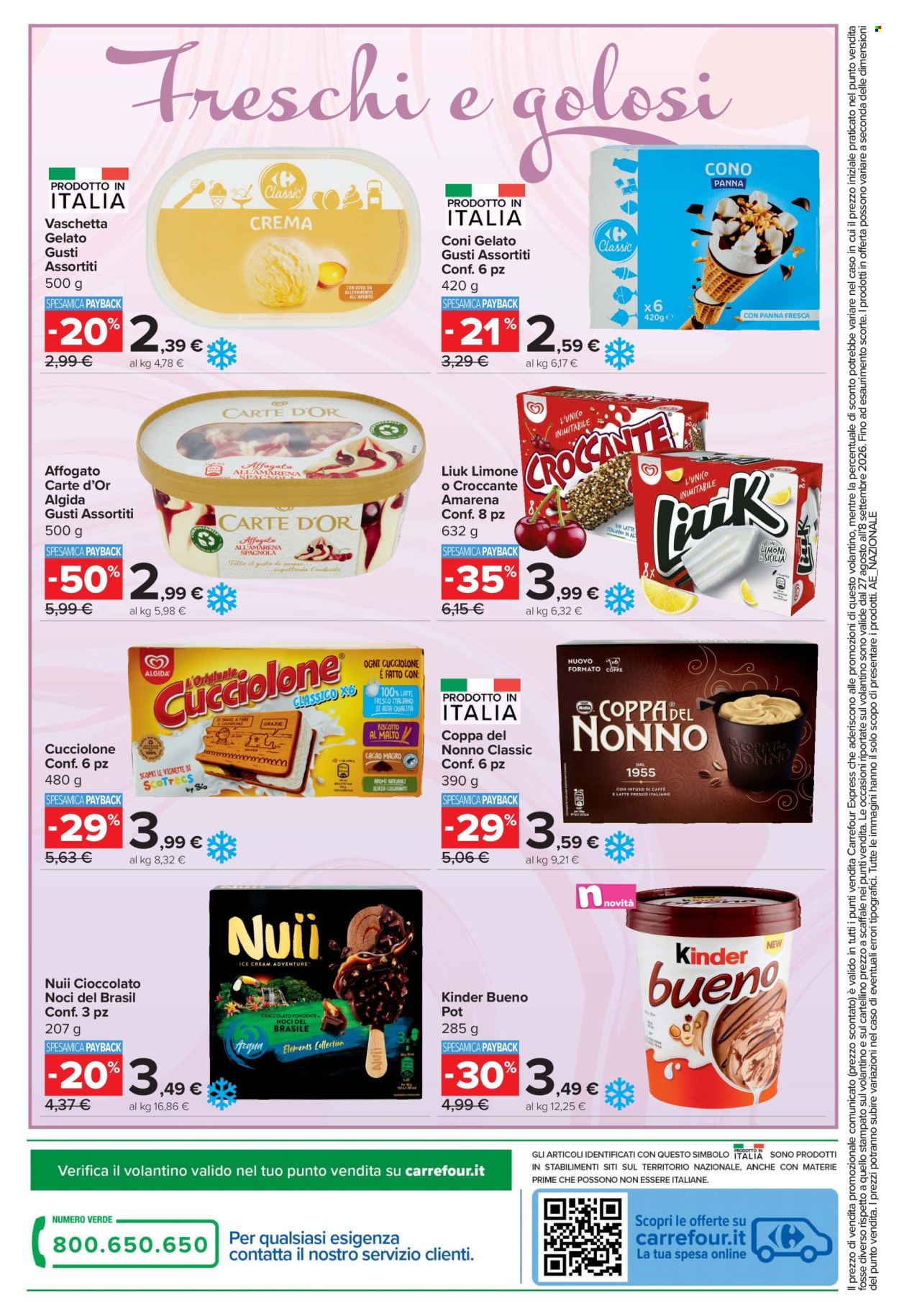 Volantino Carrefour - 27/8/2026 - 8/9/2026. Pagina 20
