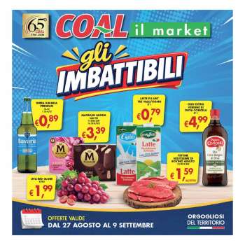 Volantino COAL - 27/8/2026 - 9/9/2026.