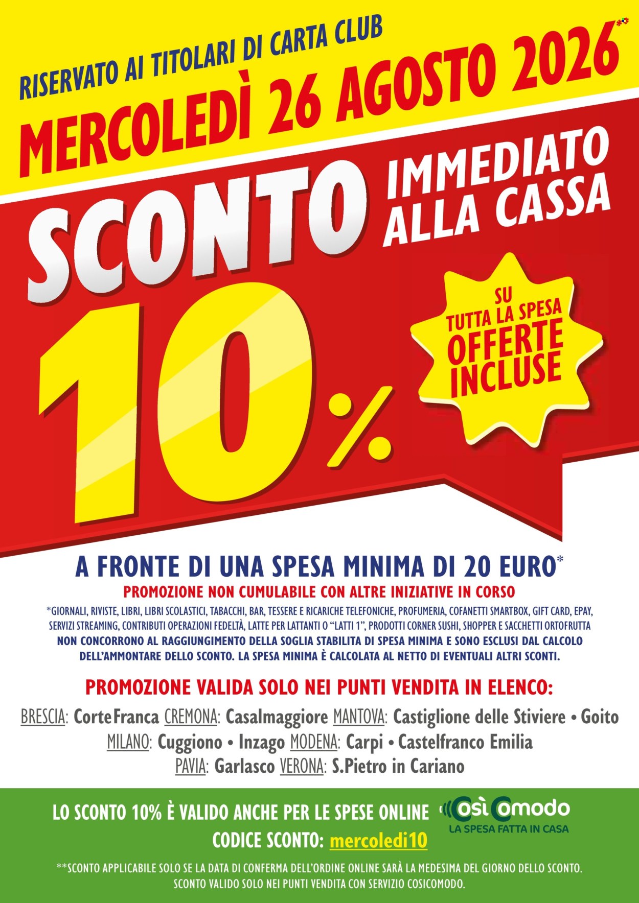 Volantino Famila - 26/8/2026 - 26/8/2026. Pagina 2