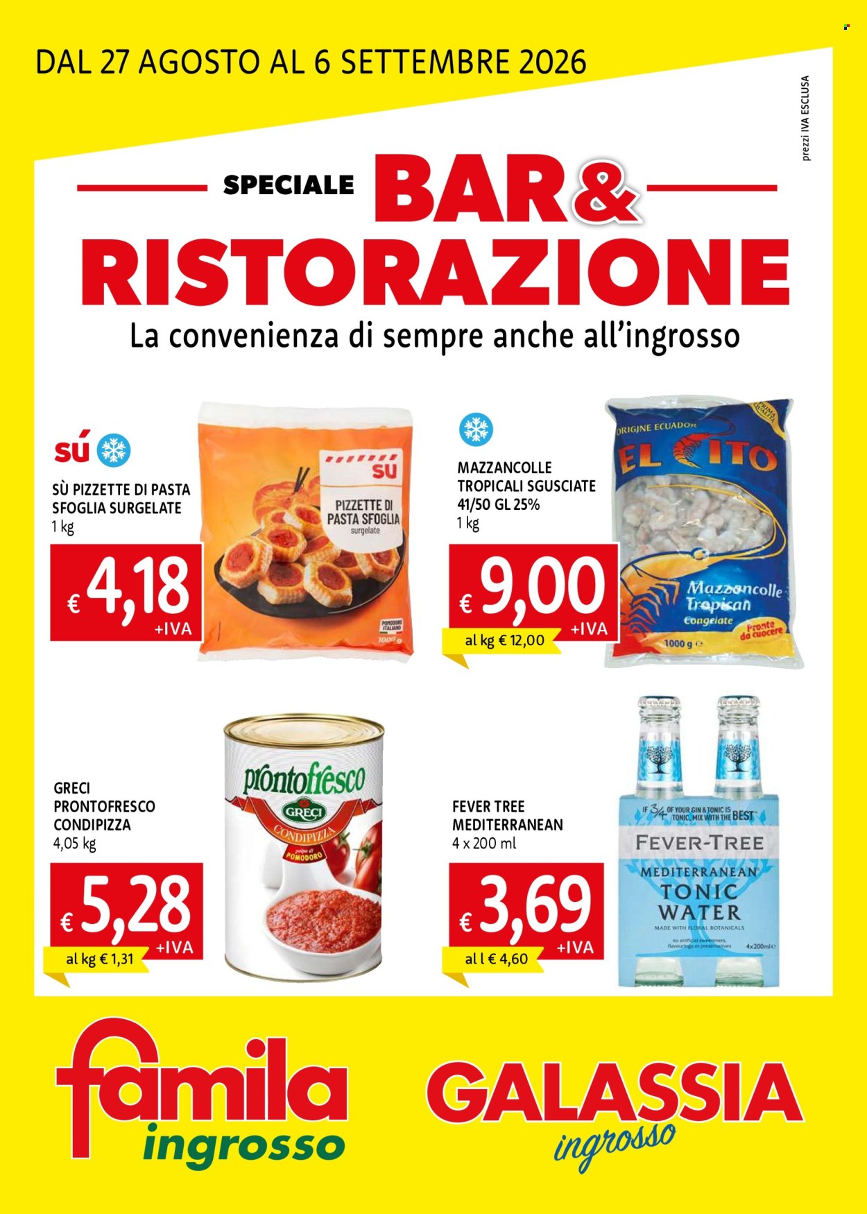 Volantino Famila - 27/8/2026 - 6/9/2026. Pagina 1