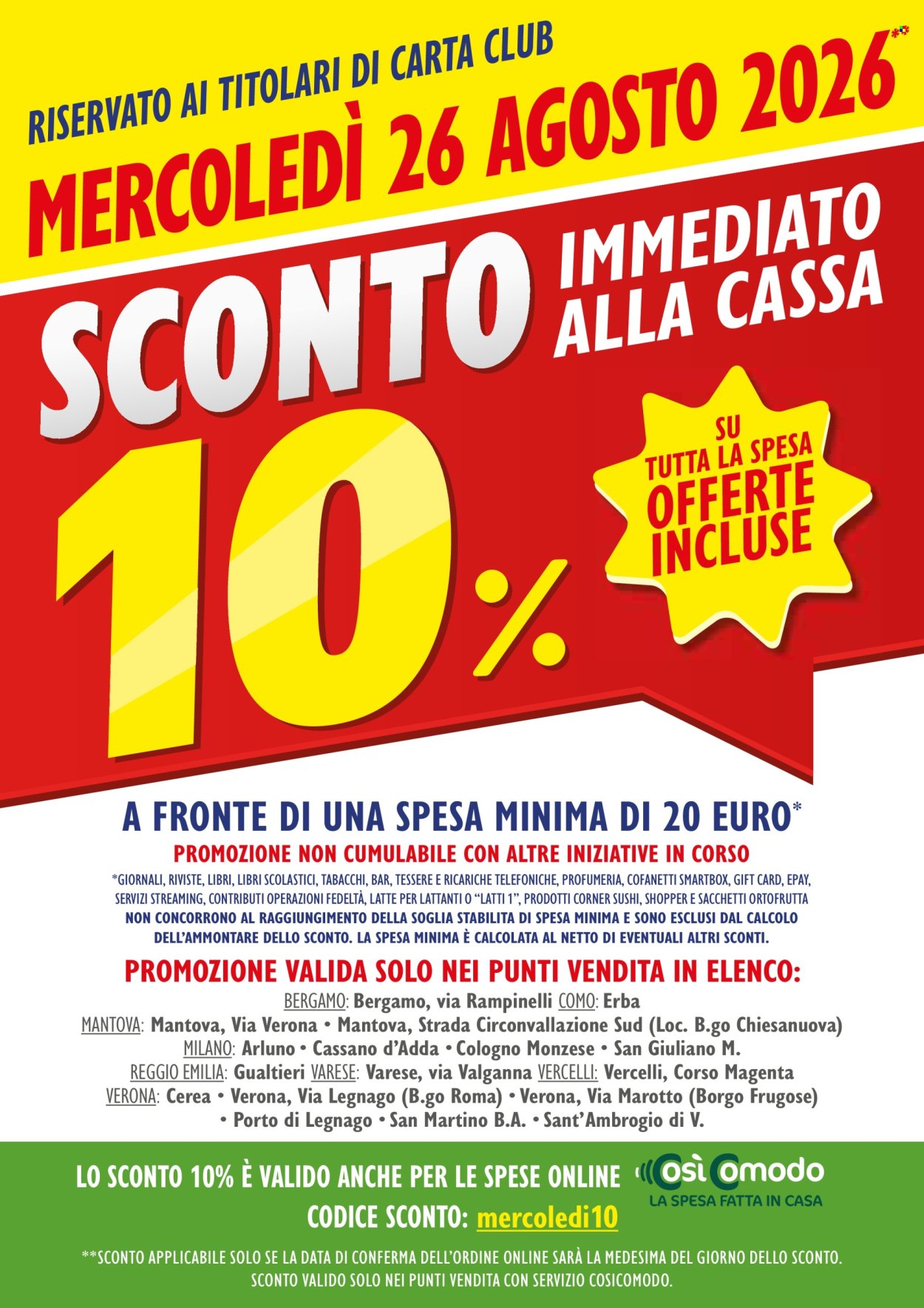 Volantino Famila - 26/8/2026 - 26/8/2026. Pagina 2
