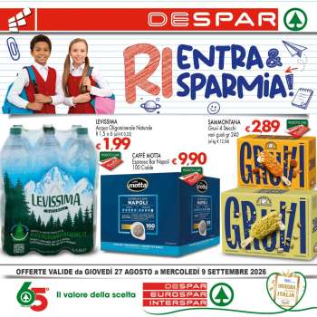 Volantino Despar - 27/8/2026 - 9/9/2026.