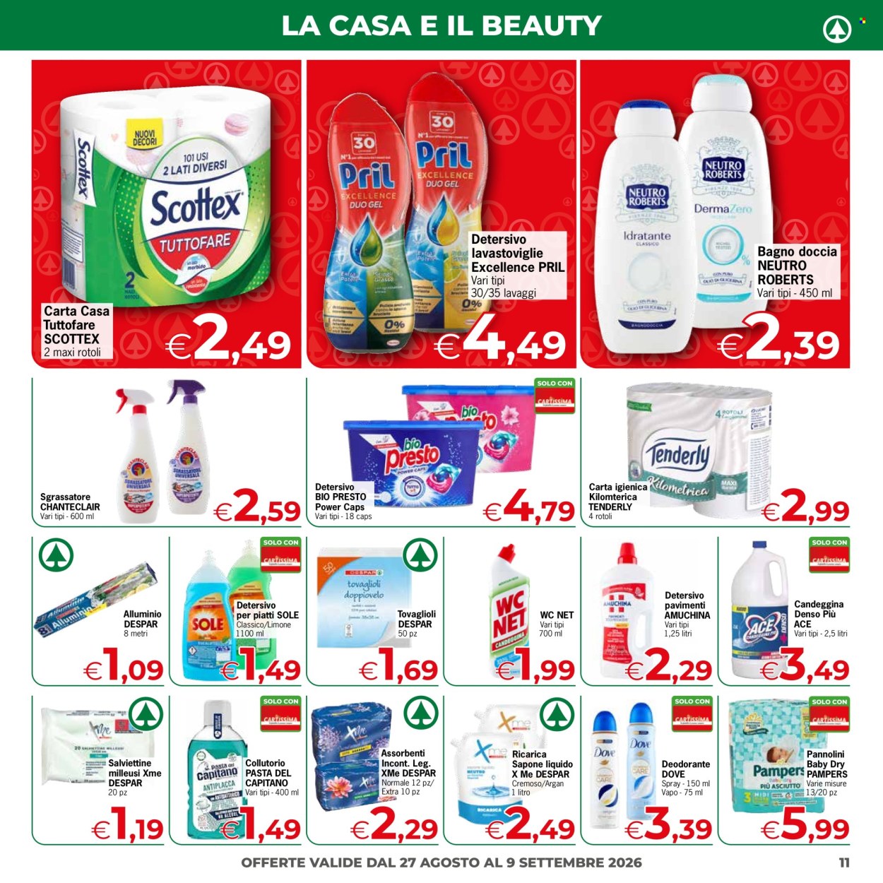 Volantino Despar - 27/8/2026 - 9/9/2026. Pagina 11