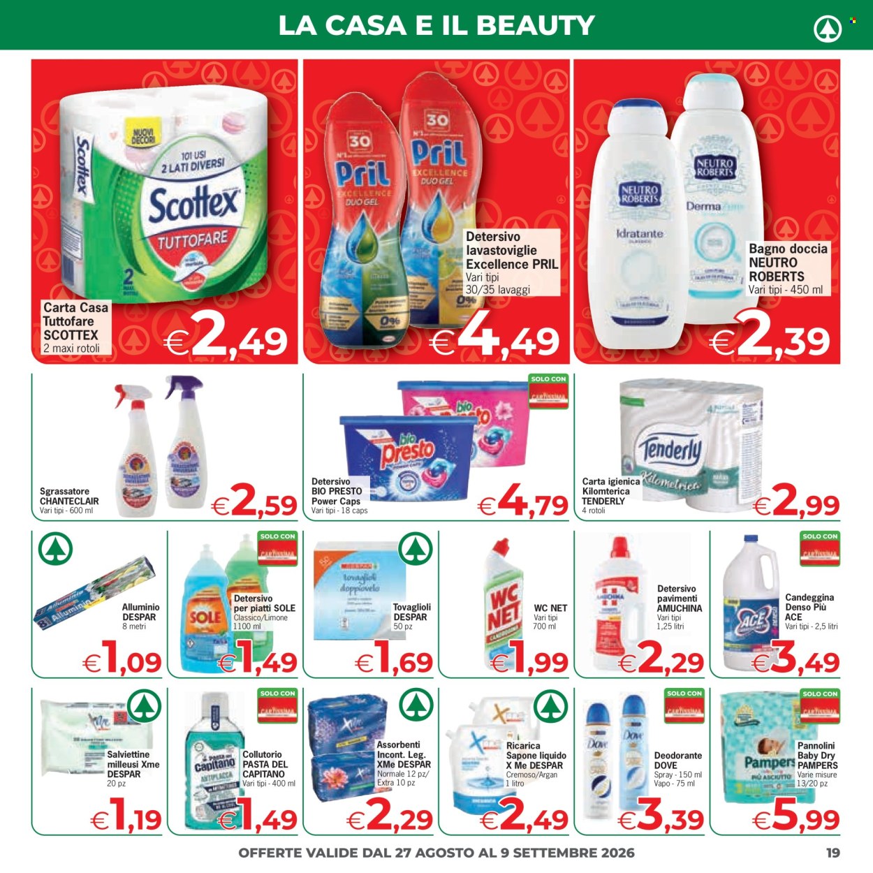 Volantino Despar - 27/8/2026 - 9/9/2026. Pagina 19
