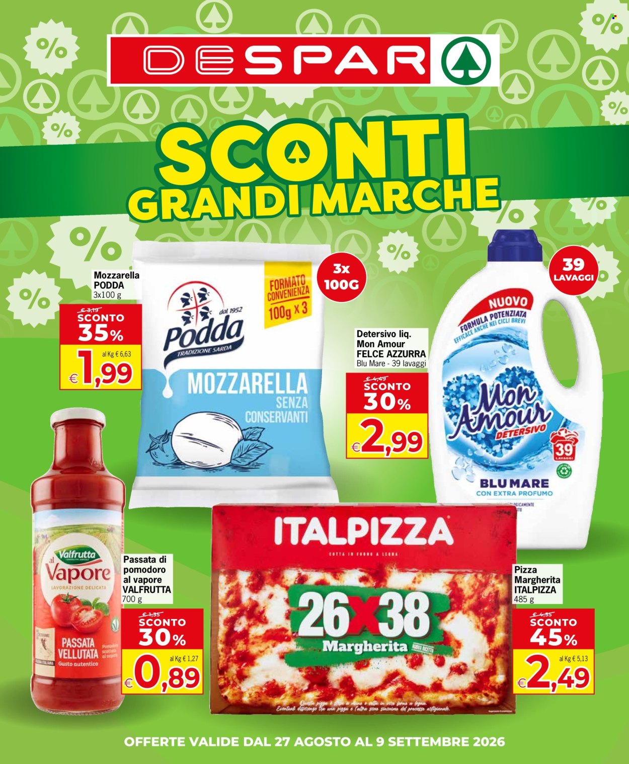 Volantino Despar - 27/8/2026 - 9/9/2026. Pagina 1