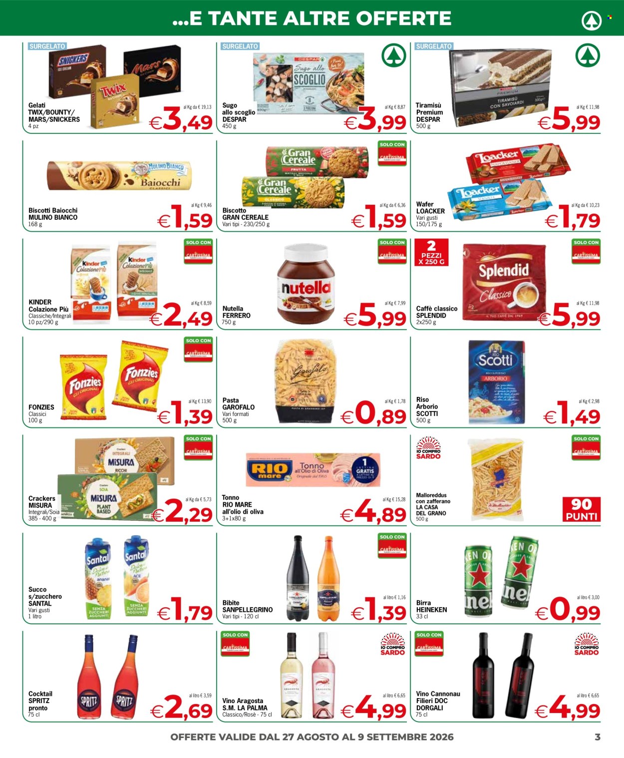 Volantino Despar - 27/8/2026 - 9/9/2026. Pagina 3
