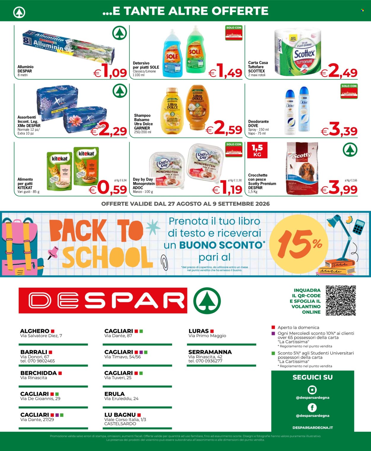 Volantino Despar - 27/8/2026 - 9/9/2026. Pagina 4