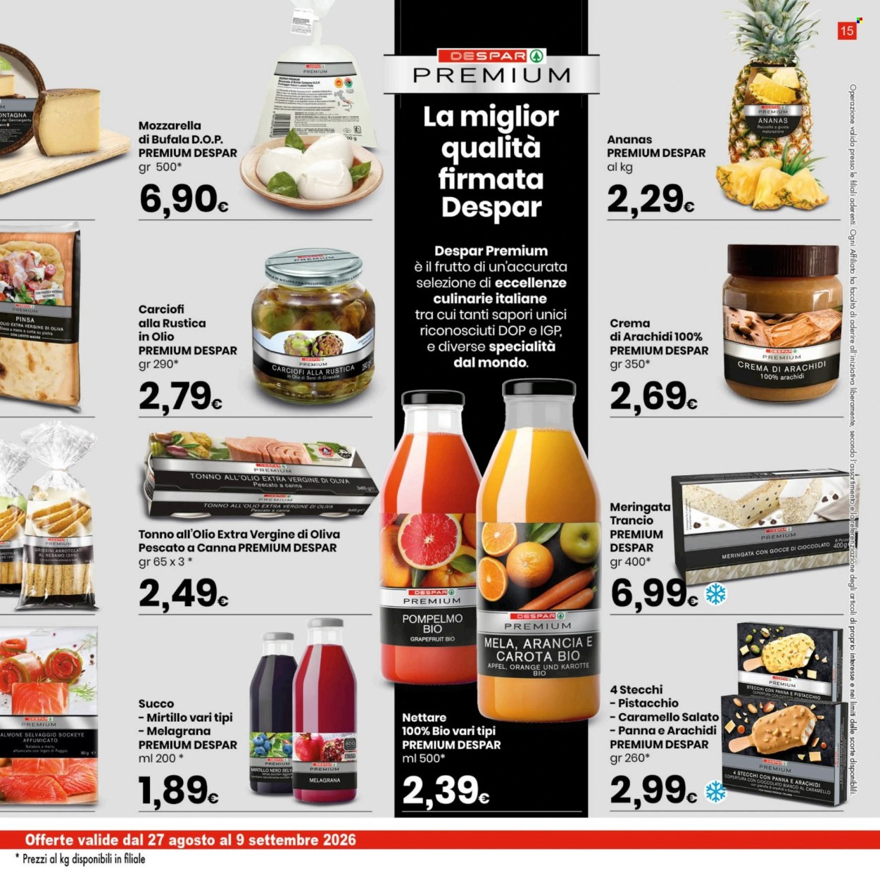 Volantino Eurospar - 27/8/2026 - 9/9/2026. Pagina 15
