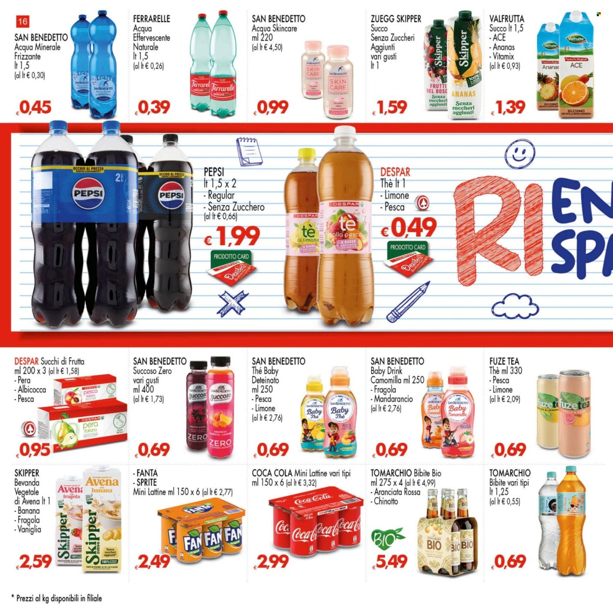 Volantino Eurospar - 27/8/2026 - 9/9/2026. Pagina 16
