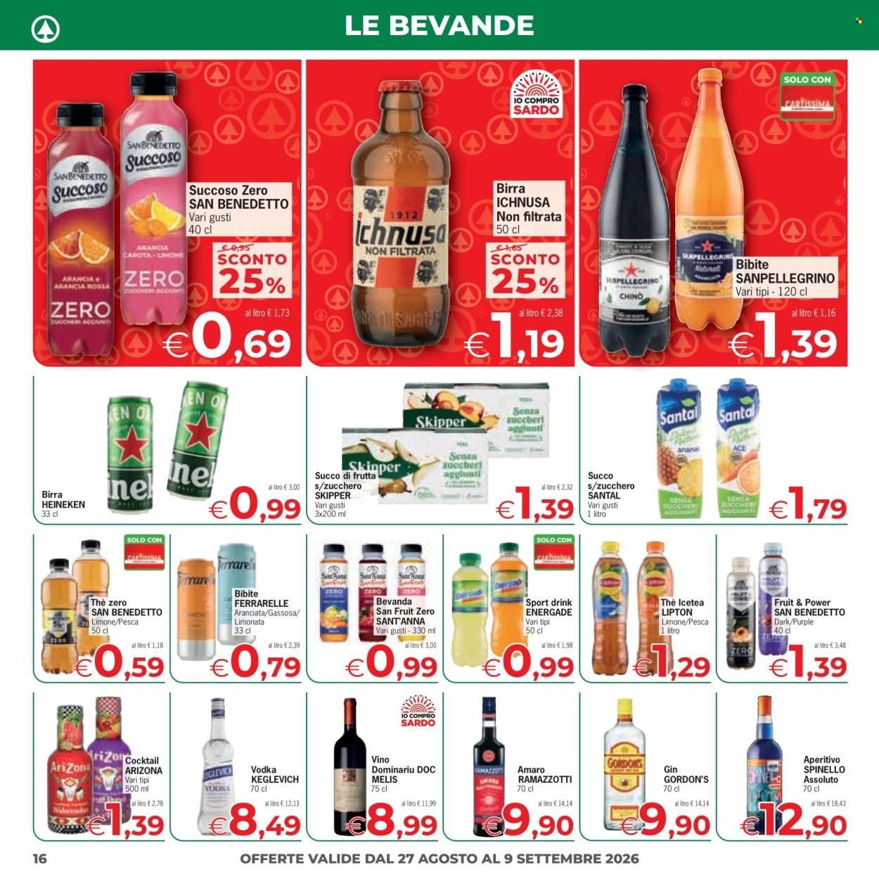 Volantino Eurospar - 27/8/2026 - 9/9/2026. Pagina 16