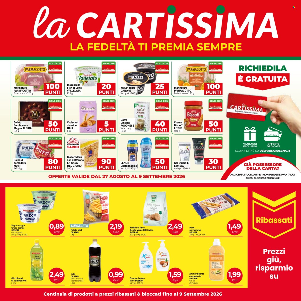 Volantino Eurospar - 27/8/2026 - 9/9/2026. Pagina 7