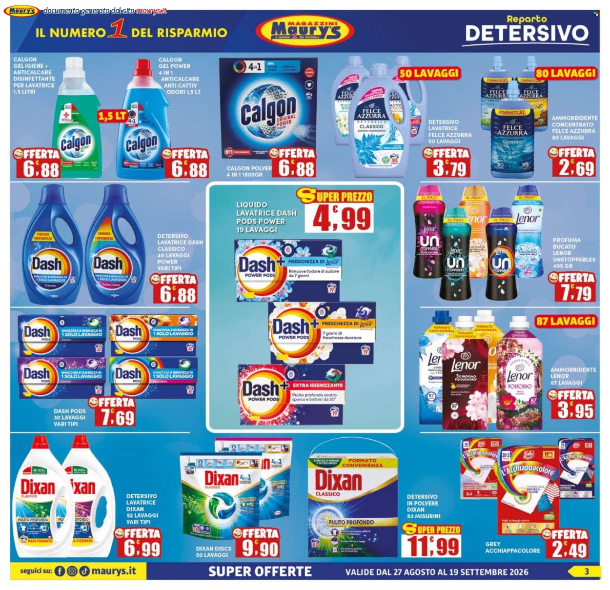 Volantino Maury's - 27/8/2026 - 19/9/2026. Pagina 3