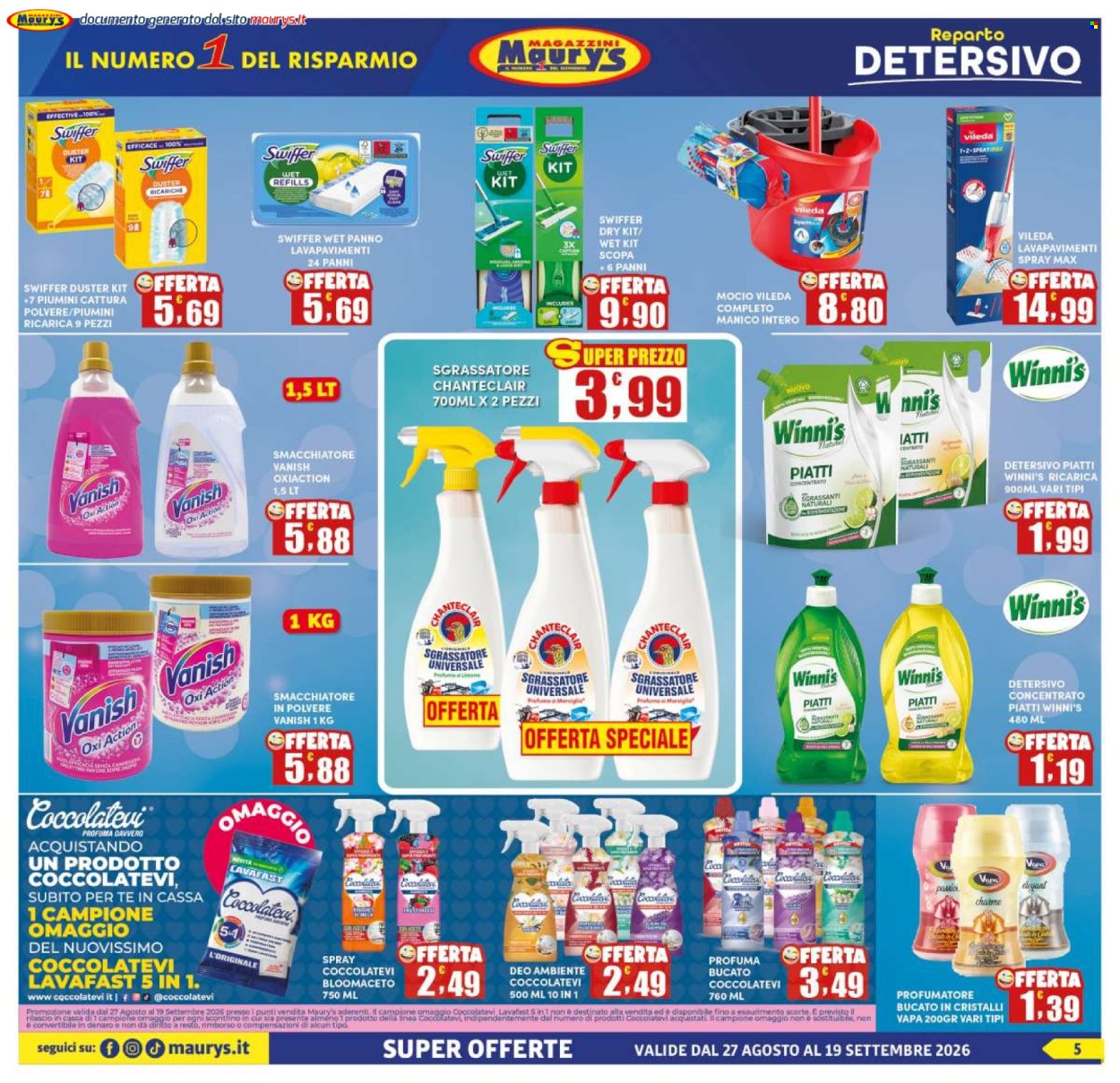 Volantino Maury's - 27/8/2026 - 19/9/2026. Pagina 5