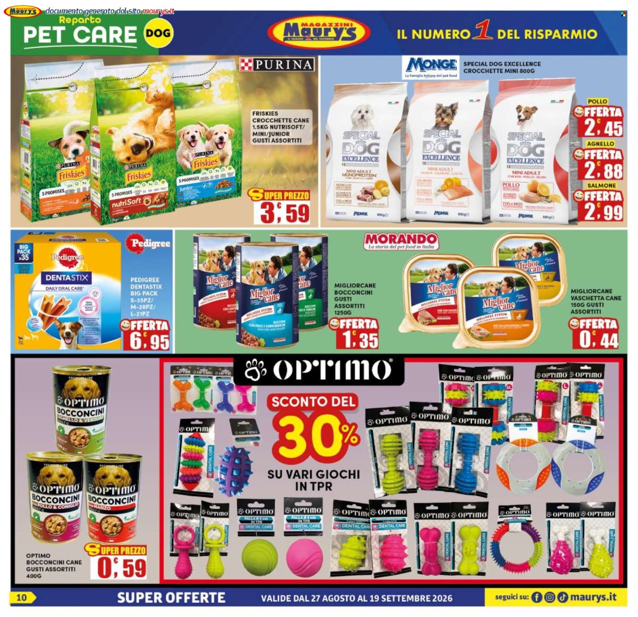 Volantino Maury's - 27/8/2026 - 19/9/2026. Pagina 10