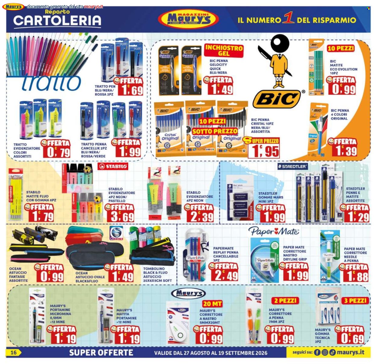 Volantino Maury's - 27/8/2026 - 19/9/2026. Pagina 16