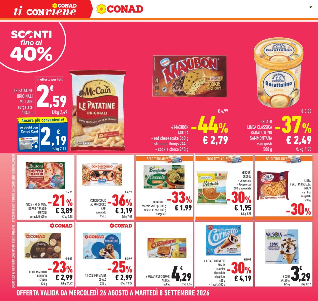 Volantino Conad - 26/8/2026 - 8/9/2026. Pagina 6