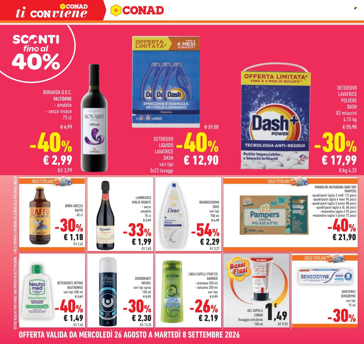 Volantino Conad - 26/8/2026 - 8/9/2026. Pagina 10