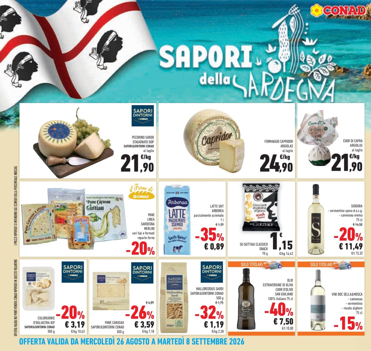 Volantino Conad - 26/8/2026 - 8/9/2026. Pagina 22