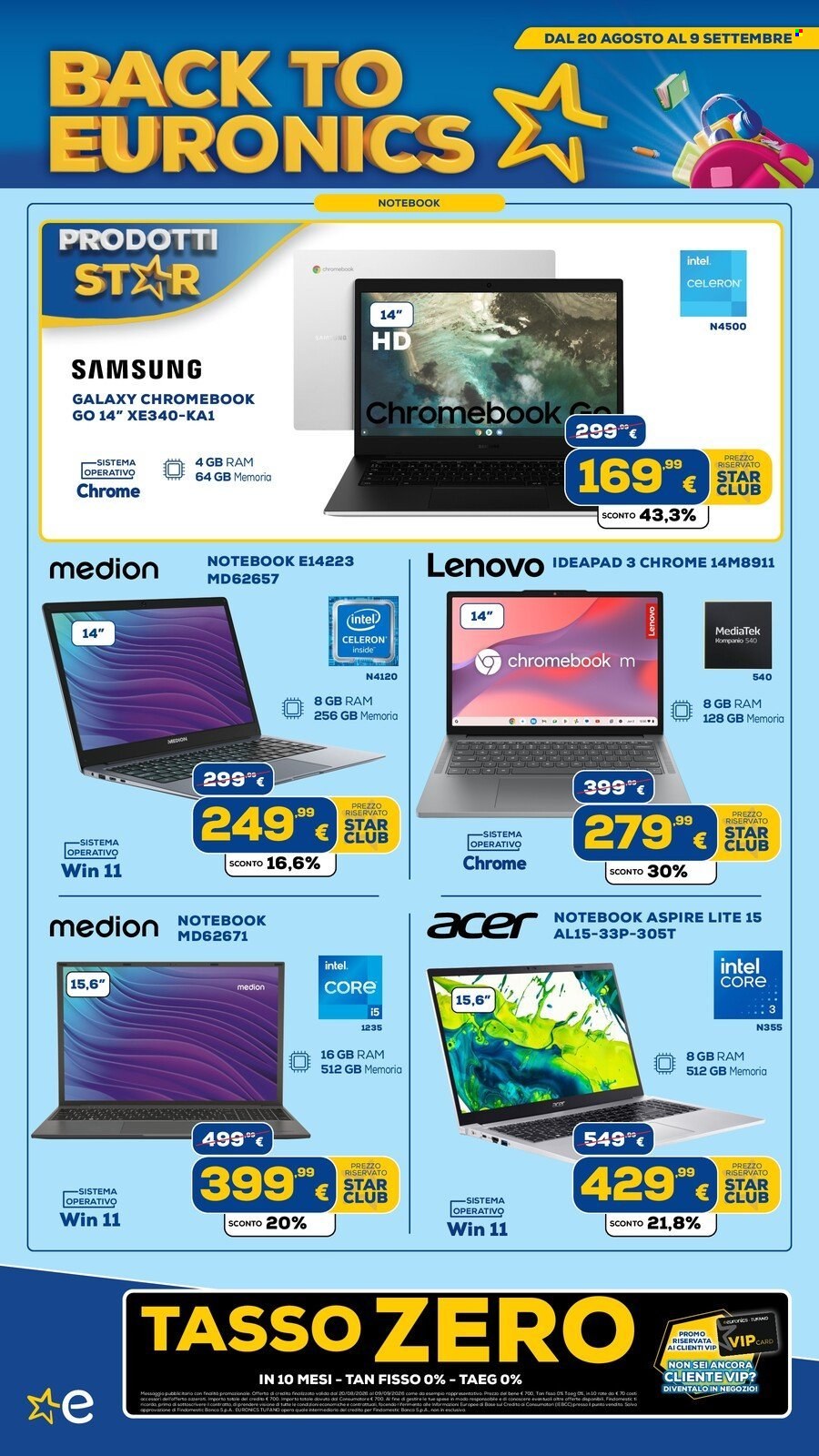 Volantino Euronics - 20/8/2026 - 9/9/2026. Pagina 2